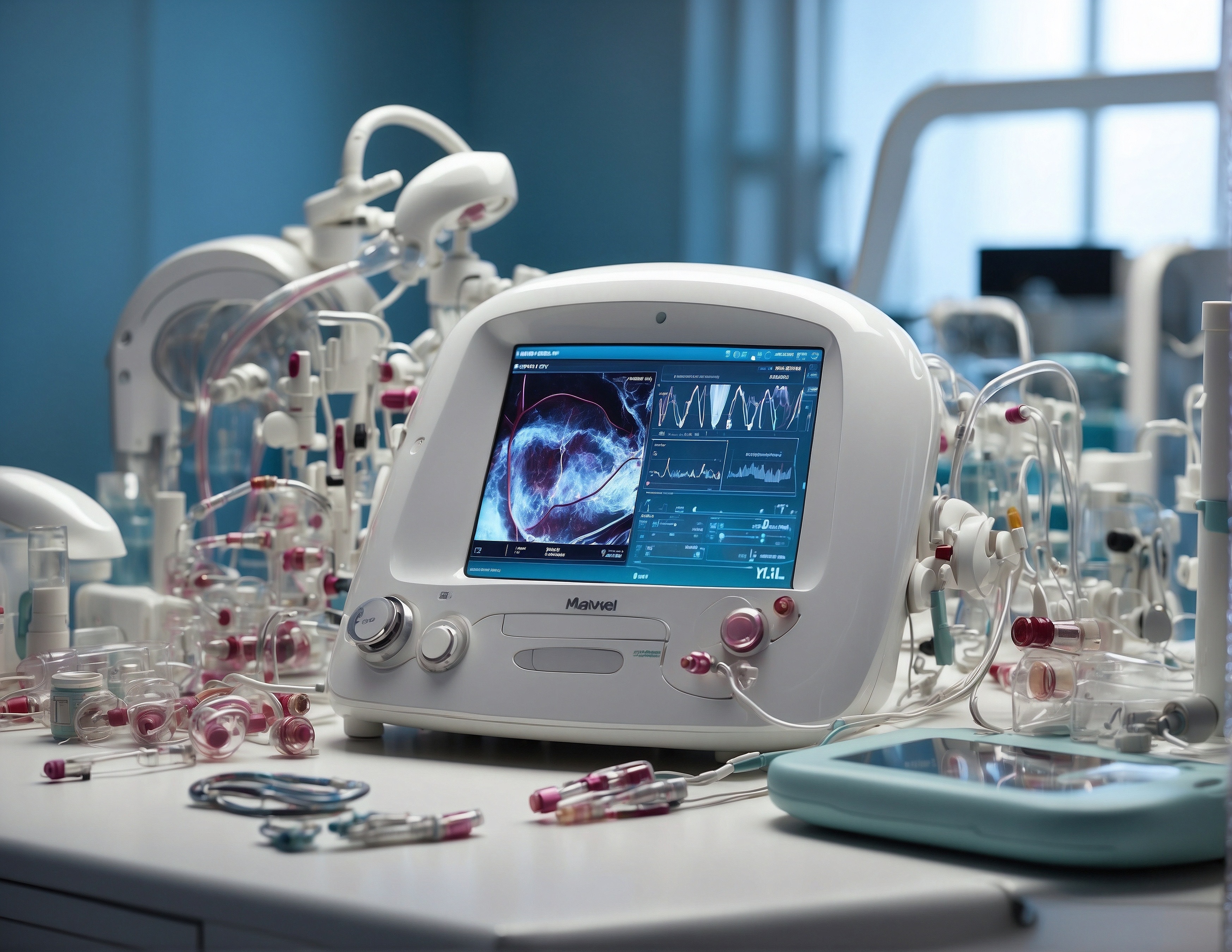 Modern medical device with digital monitoring